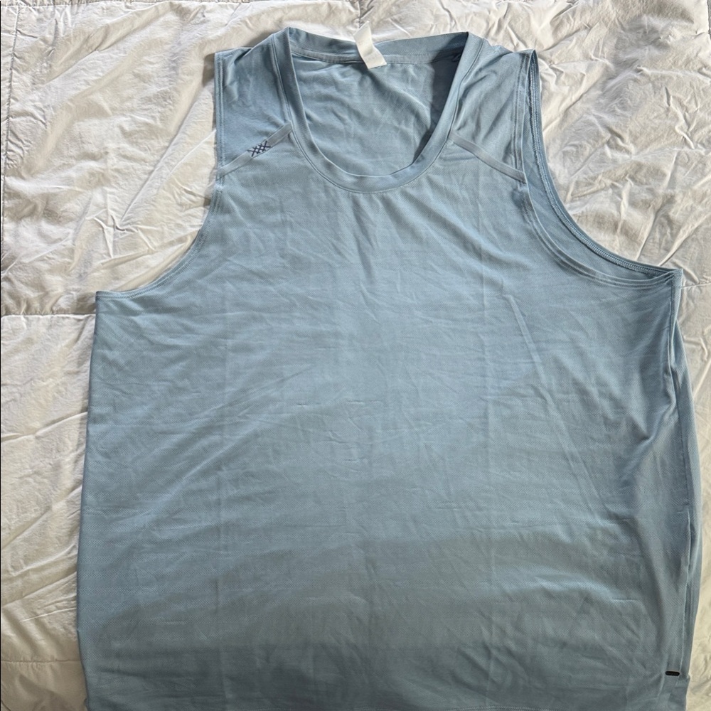 RHONE Light Blue Men's Tank Top